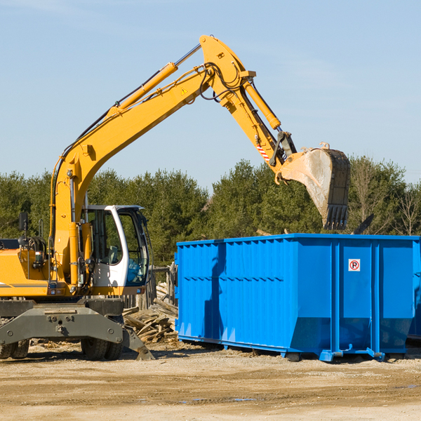 what are the rental fees for a residential dumpster in Chokio